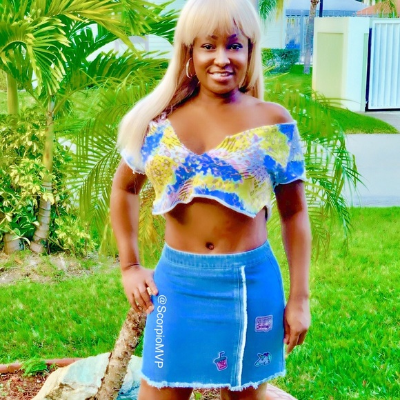 Denim Mini Skirt-Back 2 school sale - Picture 4 of 7